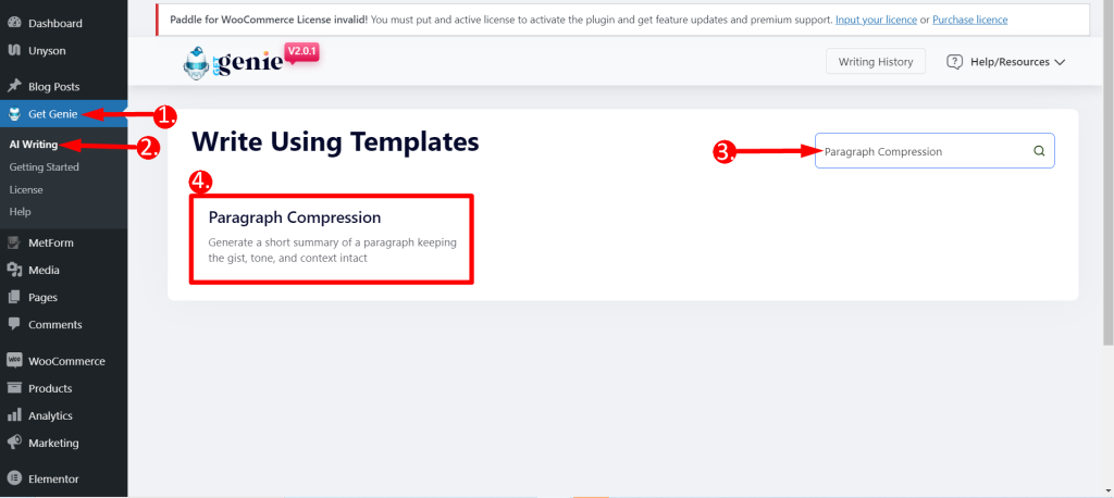 Content repurposing: Convert long form content into short using GetGenie Ai