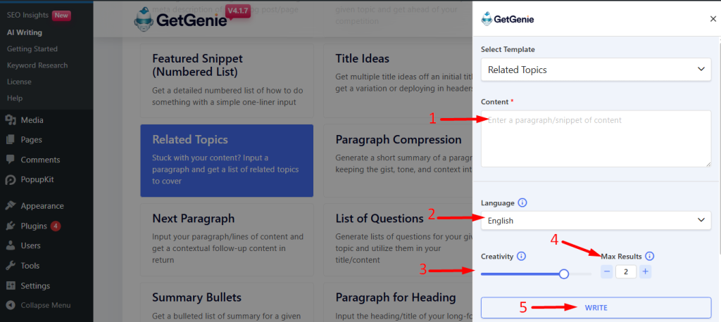 Using related topics template is easy