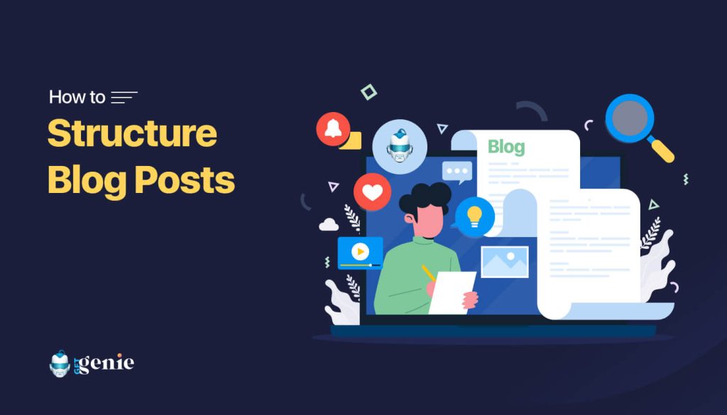 how to structure a blog post to monetize ai written content