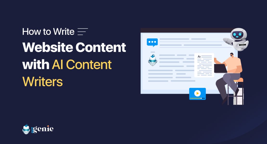 How to write website content with AI content writers