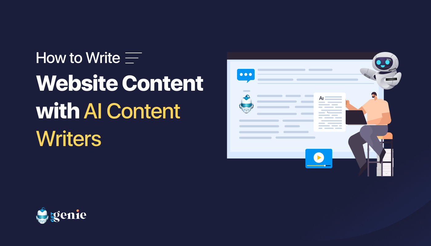 How to write website content with AI content writers