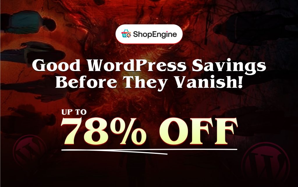ShopEngine Halloween Deals; WooCommerce addon deals