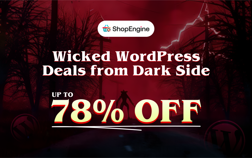 ShopEngine Halloween Deals; WooCommerce addon deals