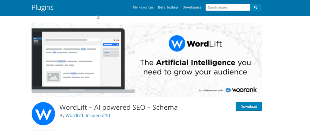 WordLift - best AI WordPress plugin