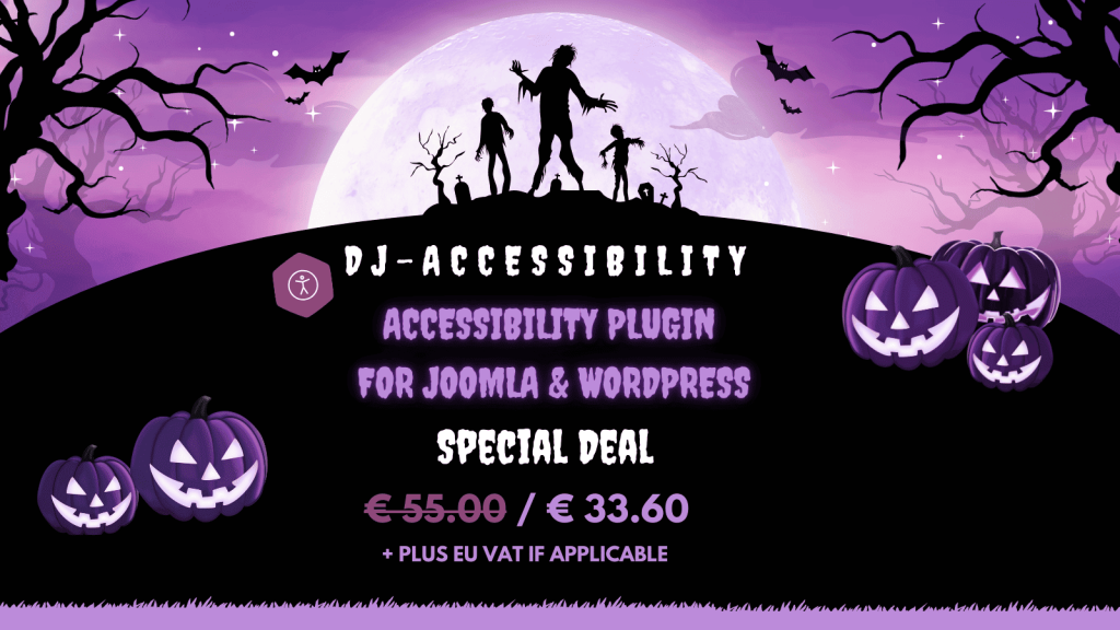 DJ Accessibility Halloween Deal