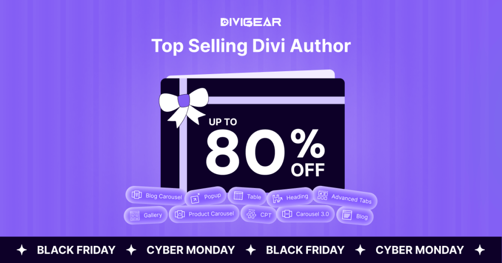 DiviGear BFCM Deals