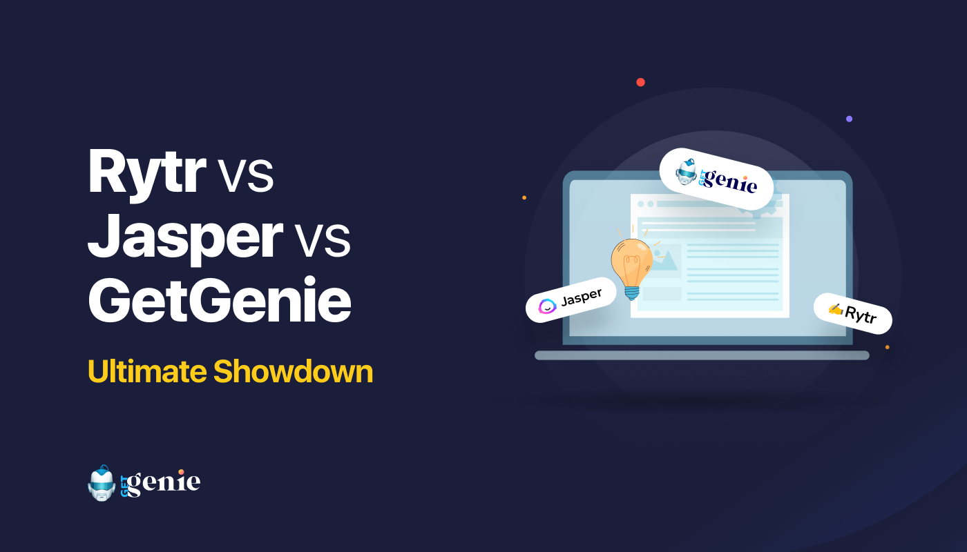 rytr vs 재스퍼 vs getgenie