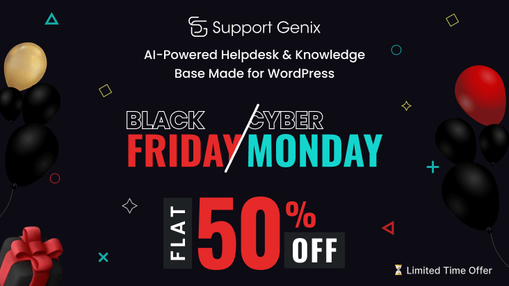 Support Genix bfcm deal