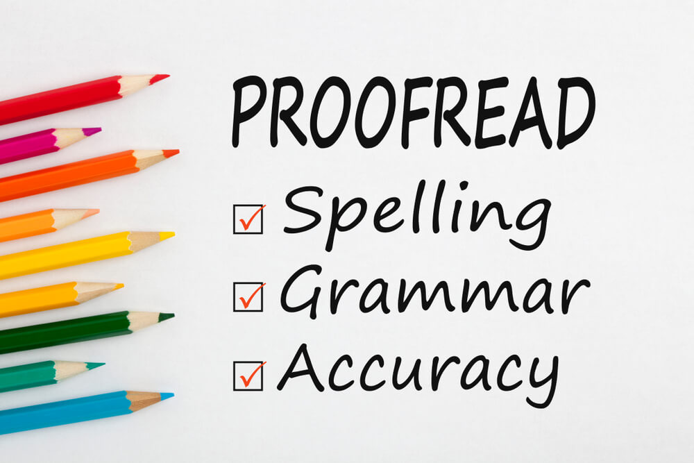 Edit and proofreading blog post
