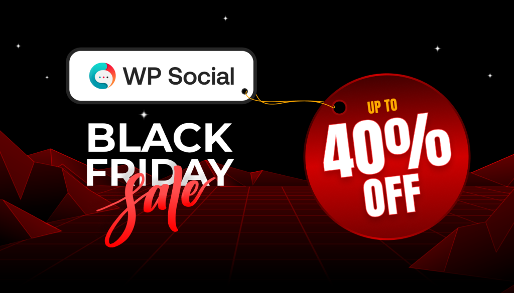 Wp social Black Friday Deal