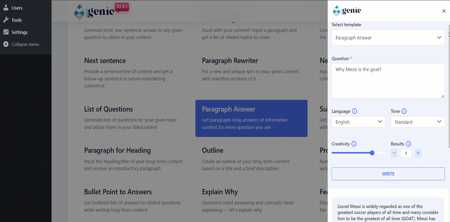 En dygtig AI-generator for lange afsnit er nyttig til at spare tid på at lave et indhold.