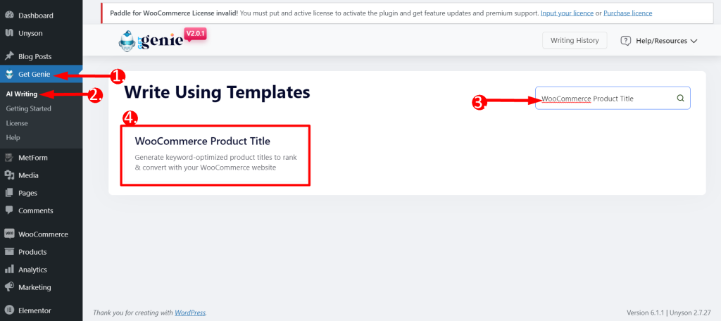 GetGenie AI WooCommerce Product Title template is fast and efficient.