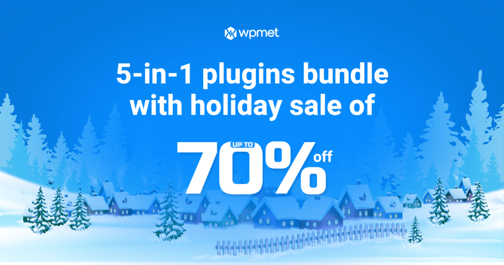 WordPress holiday bundle offer - Wpmet