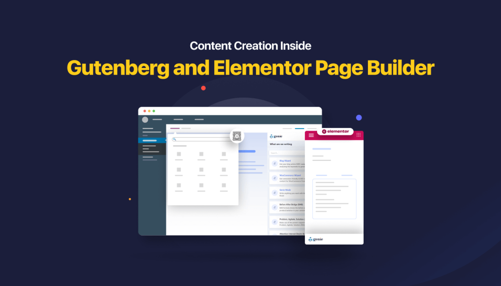 Inner-Content Creation Inside Gutenberg and Elementor Page Builder