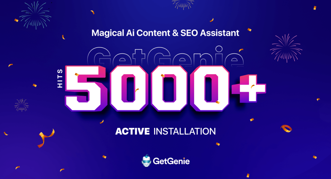 GetGenie Hits 5000 Active Installations
