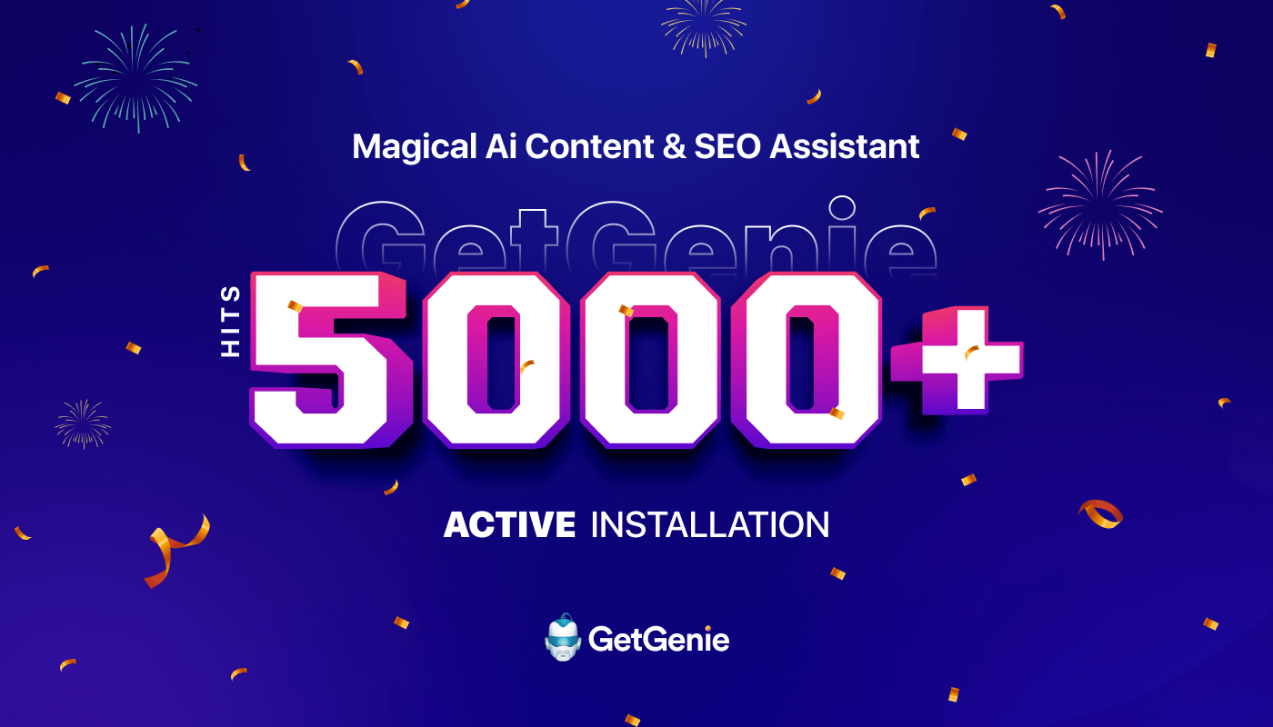 GetGenie Hits 5000 Active Installations