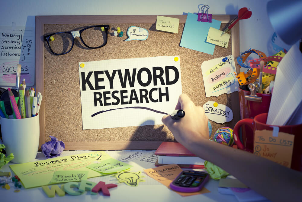 Do keyword research- Conduct topic research to write blog post