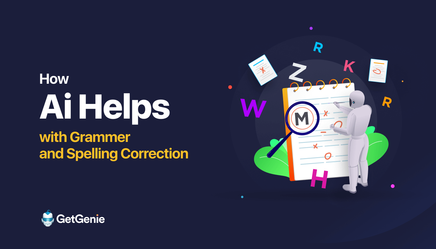 How AI helps with grammar and spelling correction- Featured image