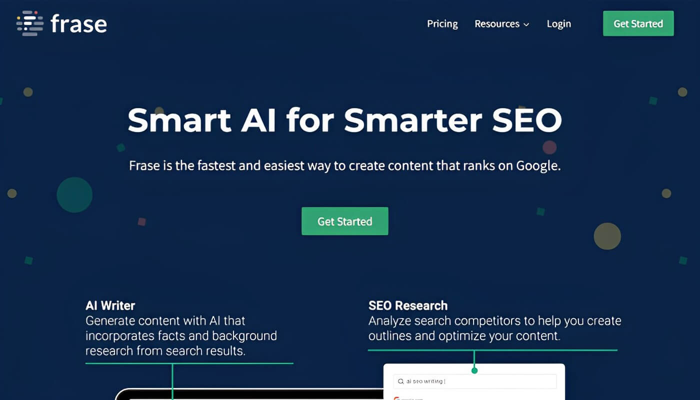 Frase: Ai Tools for Bloggers