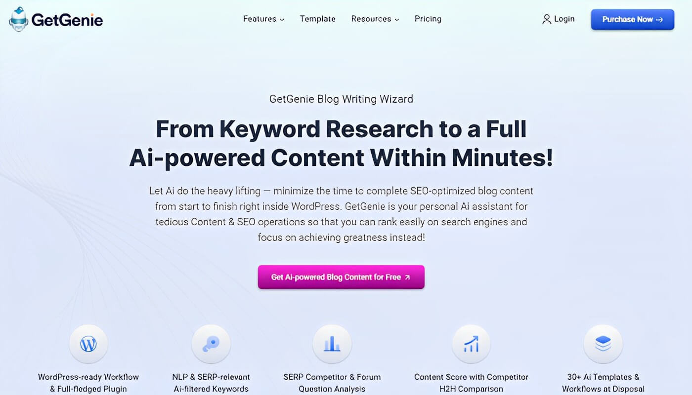 GetGenie: Ai Tools for Bloggers