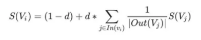 TextRank algorithm for keyword extraction in NLP