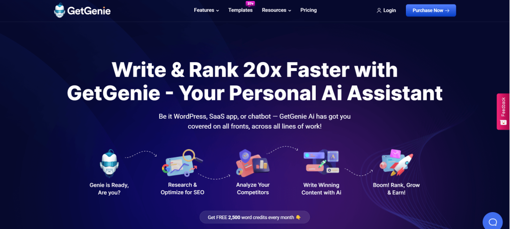 GetGenie, best Ai content writer