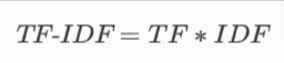 TF-IDF algorithm in NLP