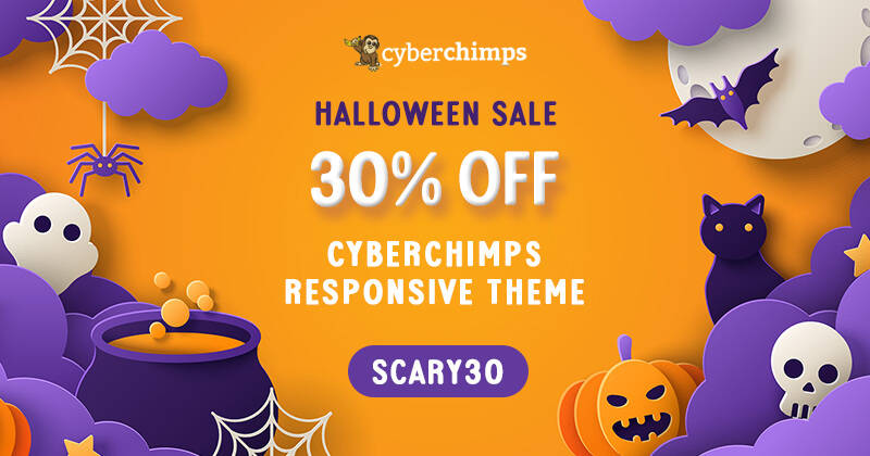 CyberChimps Halloween deal