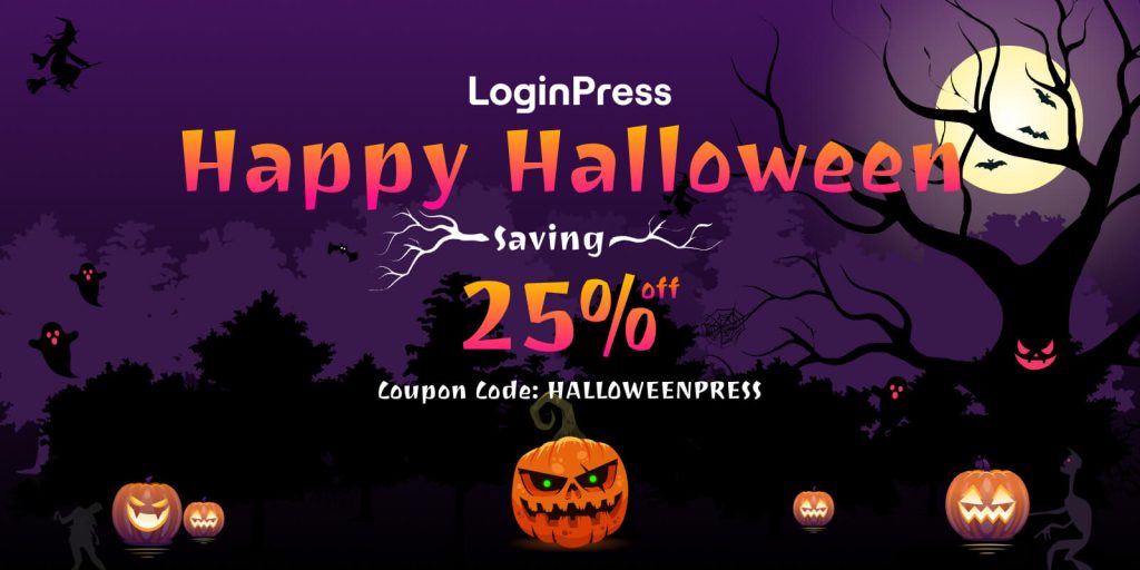 LoginPress halloween deal
