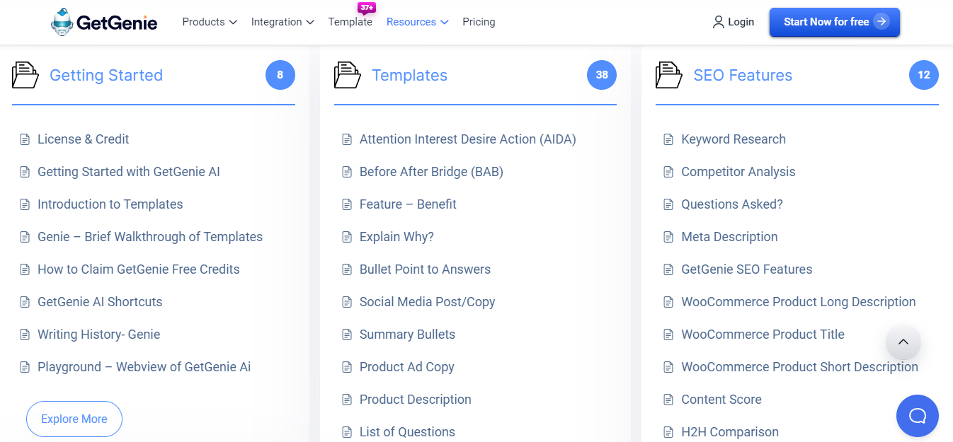 Layout för organiserad datapresentation - Hur BetterDocs hjälper GetGenie