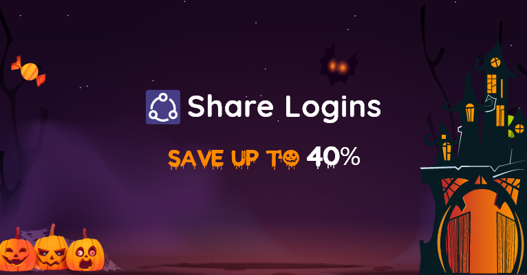 Share Logins Halloween Deals