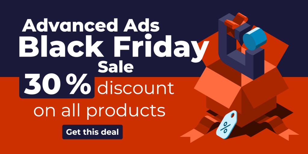 Advanced Ads BFCM deal