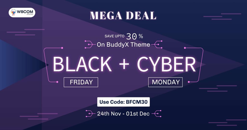 BuddyX Pro Theme BFCM deal
