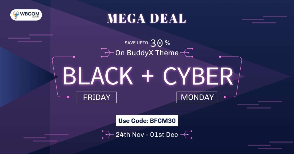 Offerta BFCM a tema BuddyX Pro