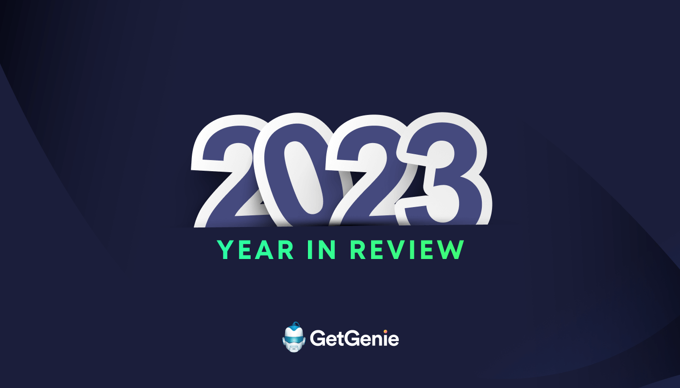 GetGenie year in review 2023- Featured image
