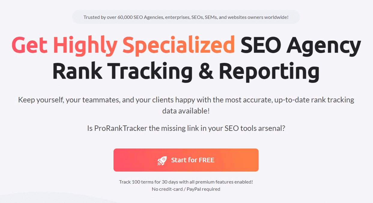 ProRank Tracker