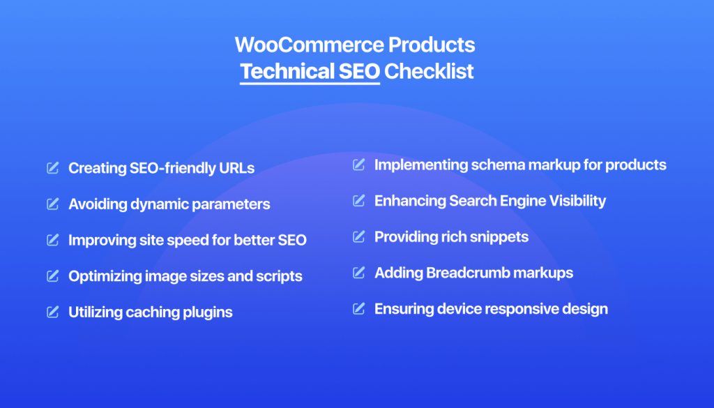 WooCommerce 製品の技術的な SEO 手順