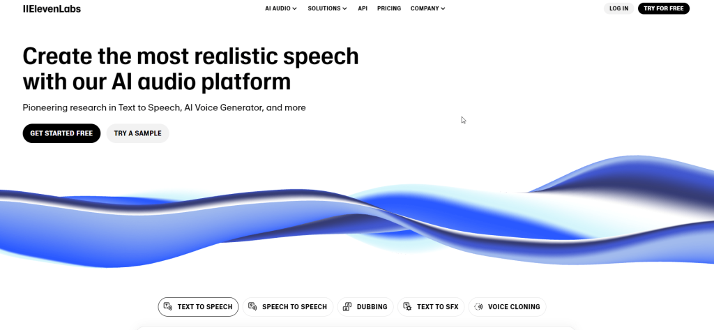 ElevenLabs – KI-Stimmgeneratoren und Text-to-Speech-Tools