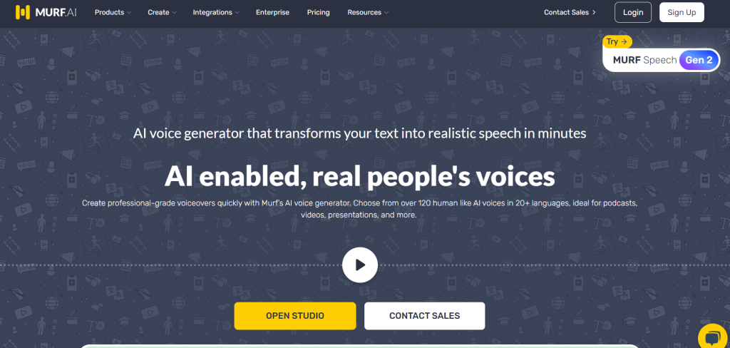 Murf- AI voice generators and text to speech tools