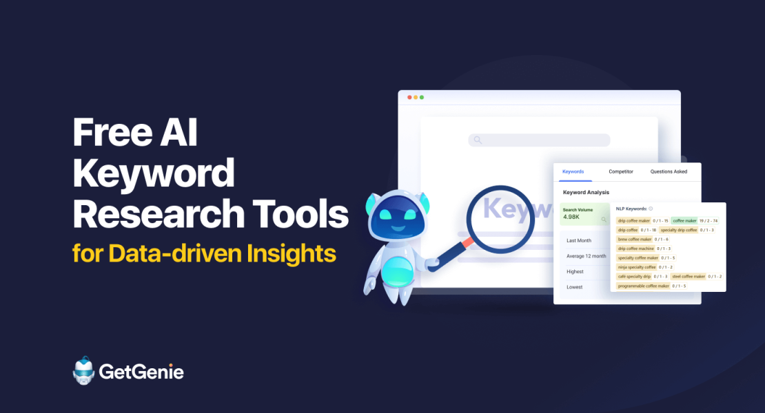 Free AI keyword research tools- Featured image