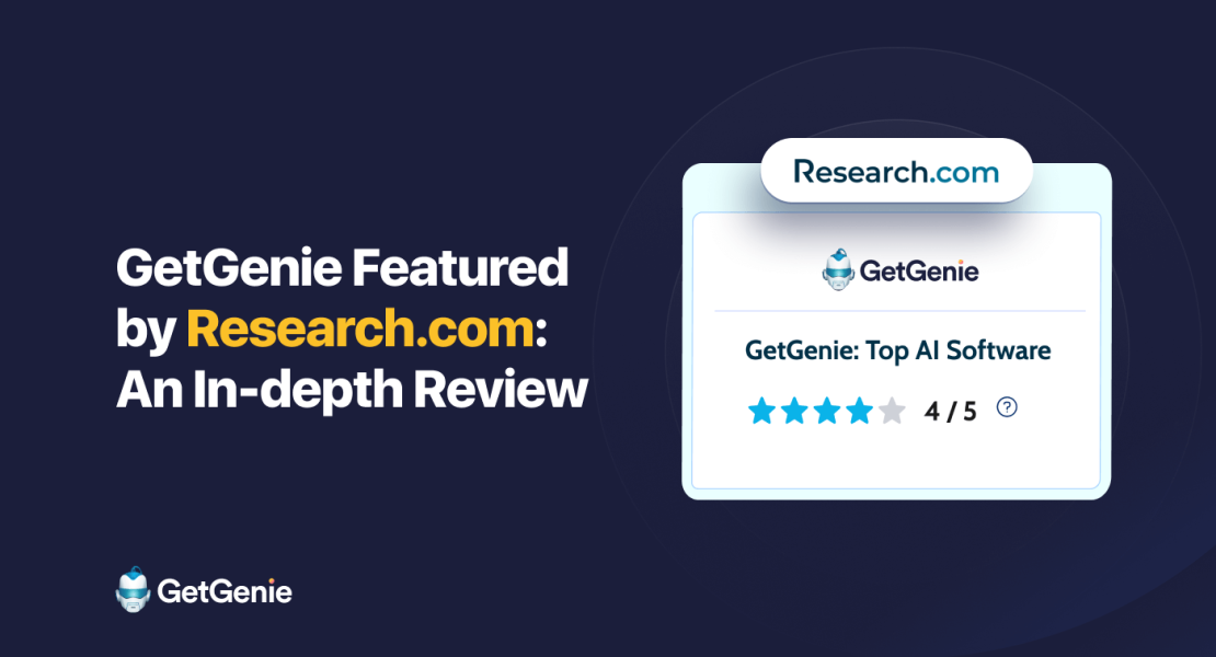 GetGenie featured by Research.com