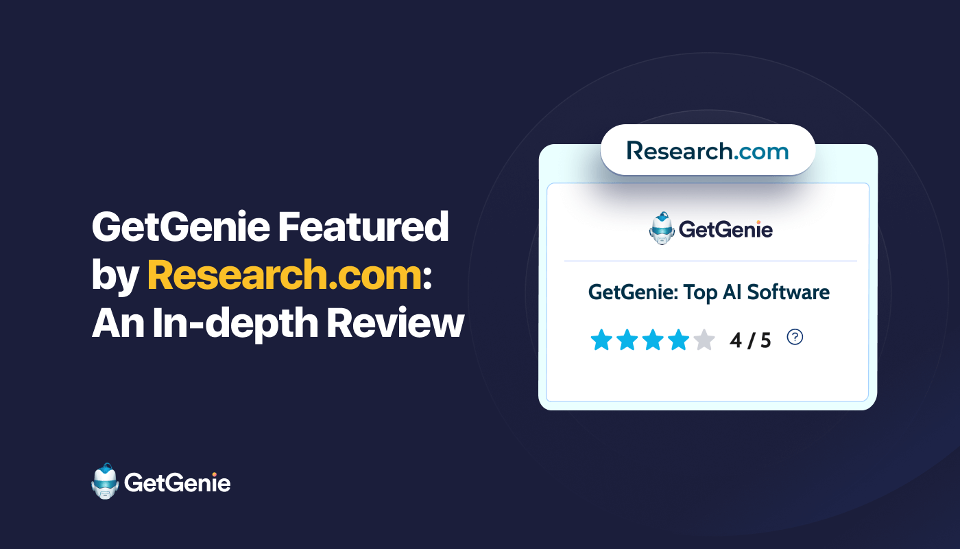 GetGenie featured by Research.com