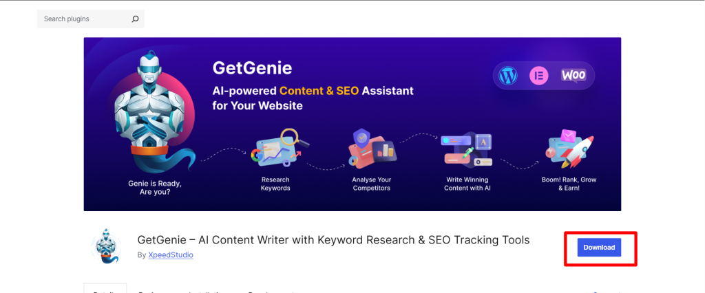 Download GetGenie AI from org.