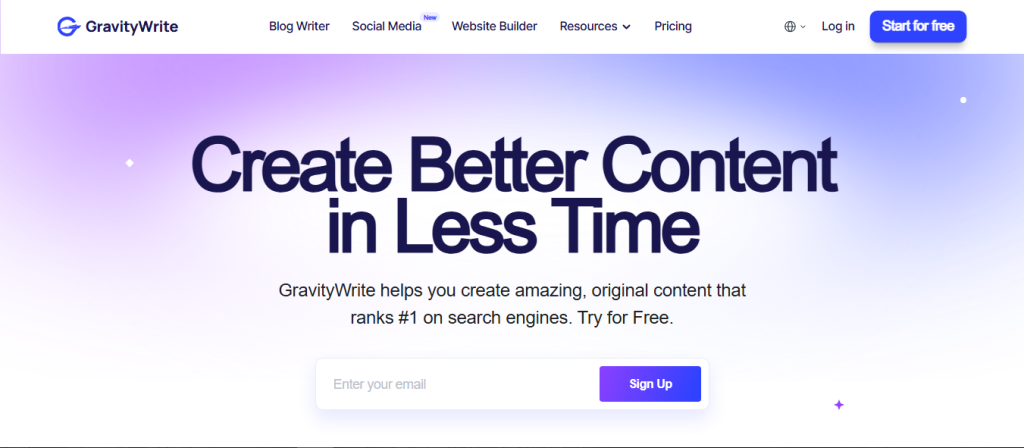 Gravity Write topical generator