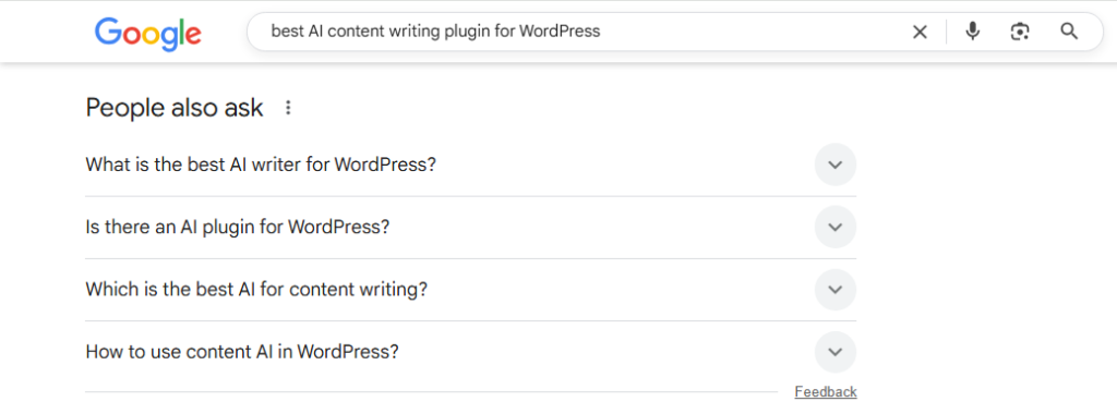 How to find semantic keywords with people also ask