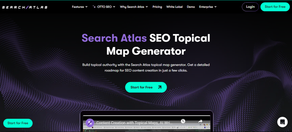Search Atlas Topical Map generator