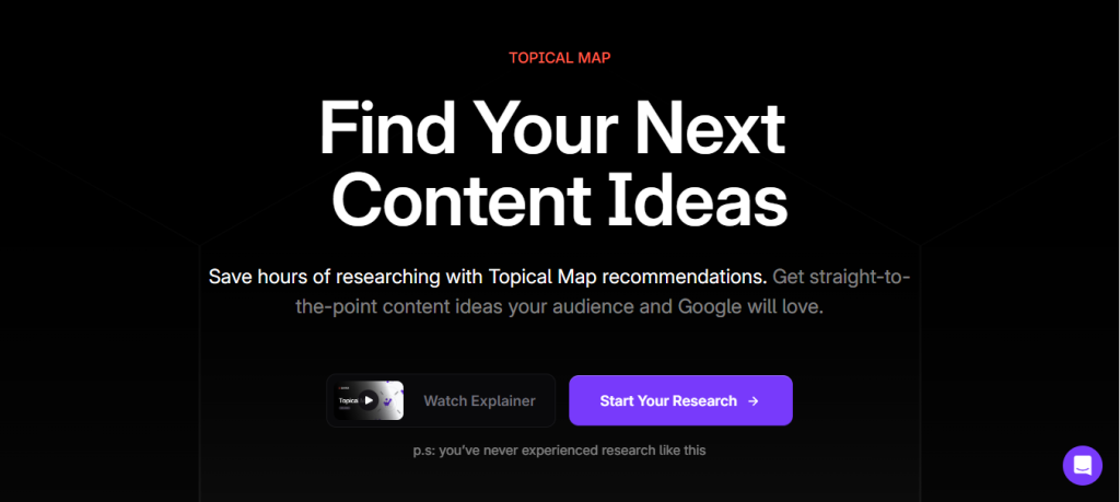 Surfer SEO Topical Map generator