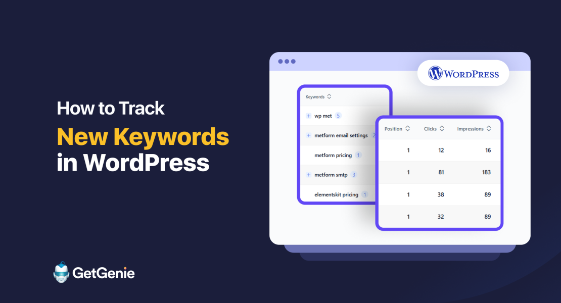 How to Track New Keywords