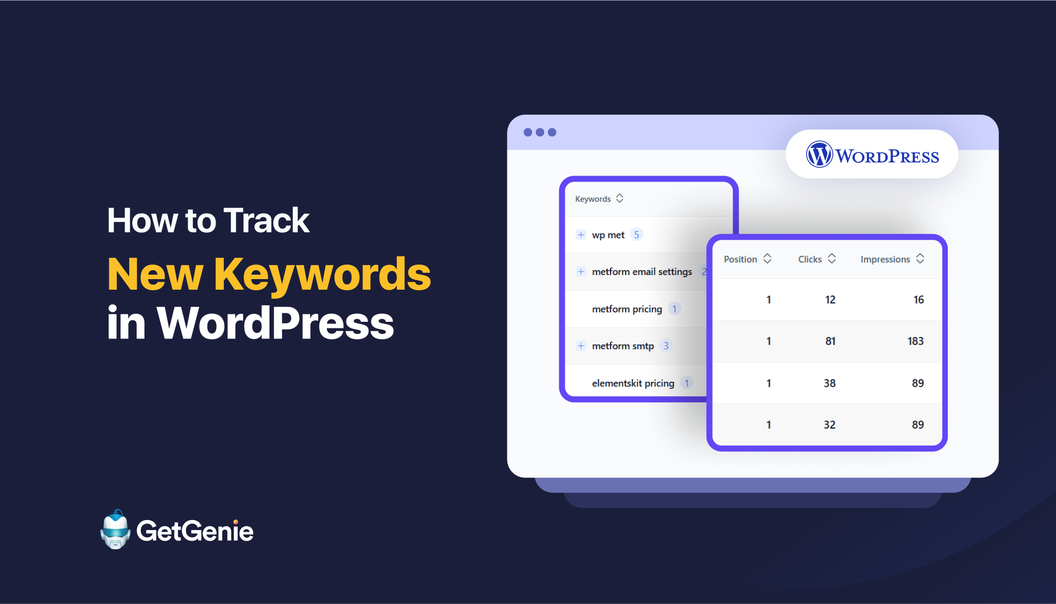 How to Track New Keywords