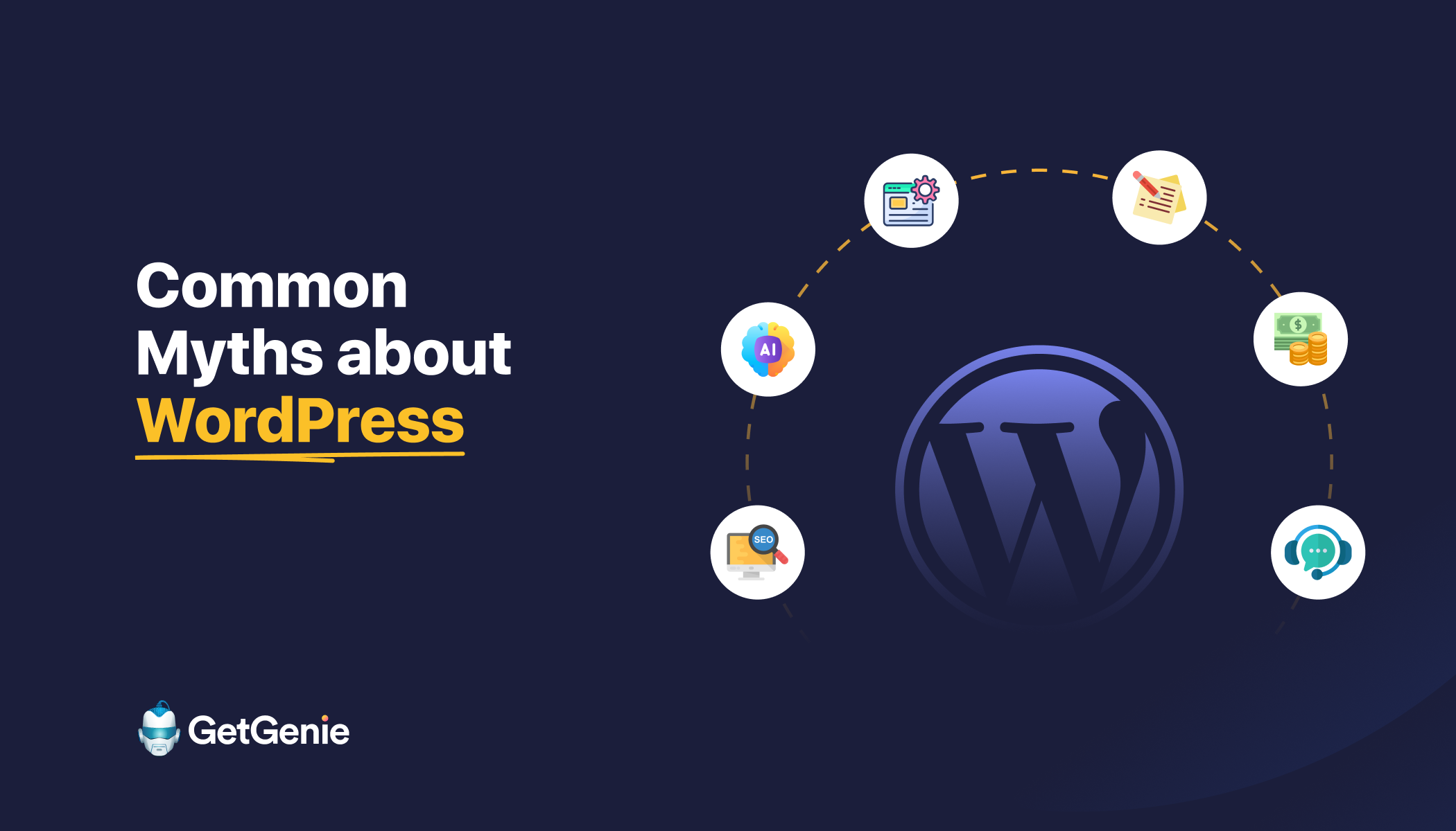 Common myths about WordPress- Featured image